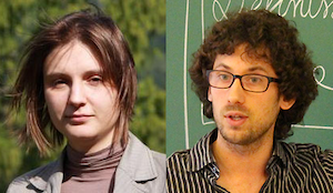 Maryna Viazovska (EPFL) and Hugo Duminil-Copin (IHES + UniGE)